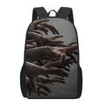 Halloween Zombie Hands Print 17 Inch Backpack
