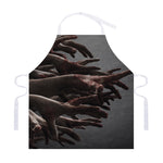 Halloween Zombie Hands Print Adjustable Apron