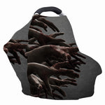 Halloween Zombie Hands Print Baby Seat Cover