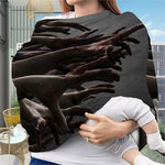 Halloween Zombie Hands Print Baby Seat Cover