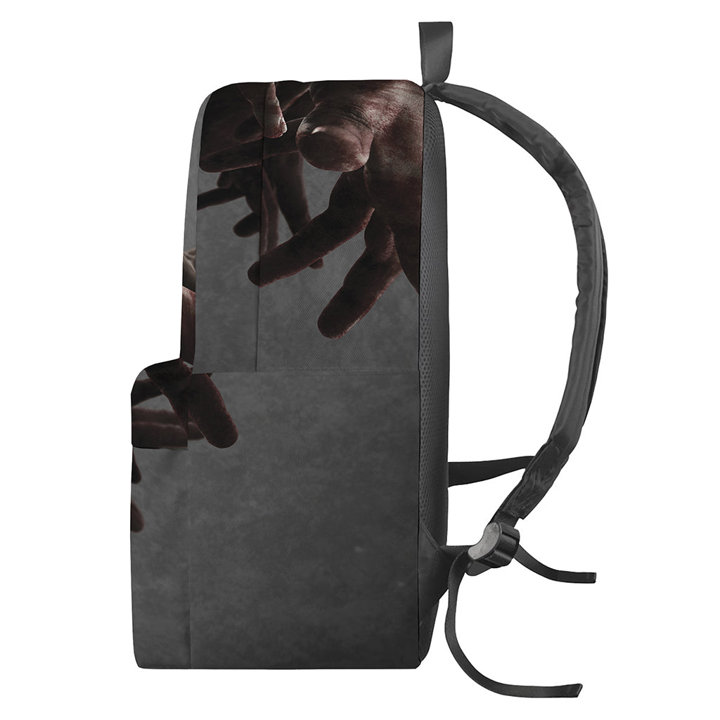 Halloween Zombie Hands Print Backpack