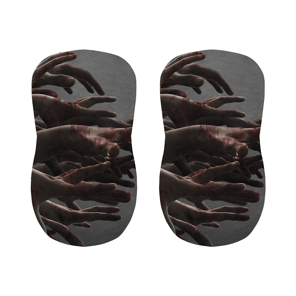 Halloween Zombie Hands Print Bar Stool Covers