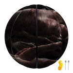 Halloween Zombie Hands Print Basketball