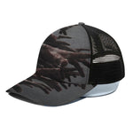 Halloween Zombie Hands Print Black Mesh Trucker Cap