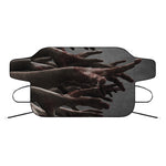 Halloween Zombie Hands Print Car Windshield Snow Cover