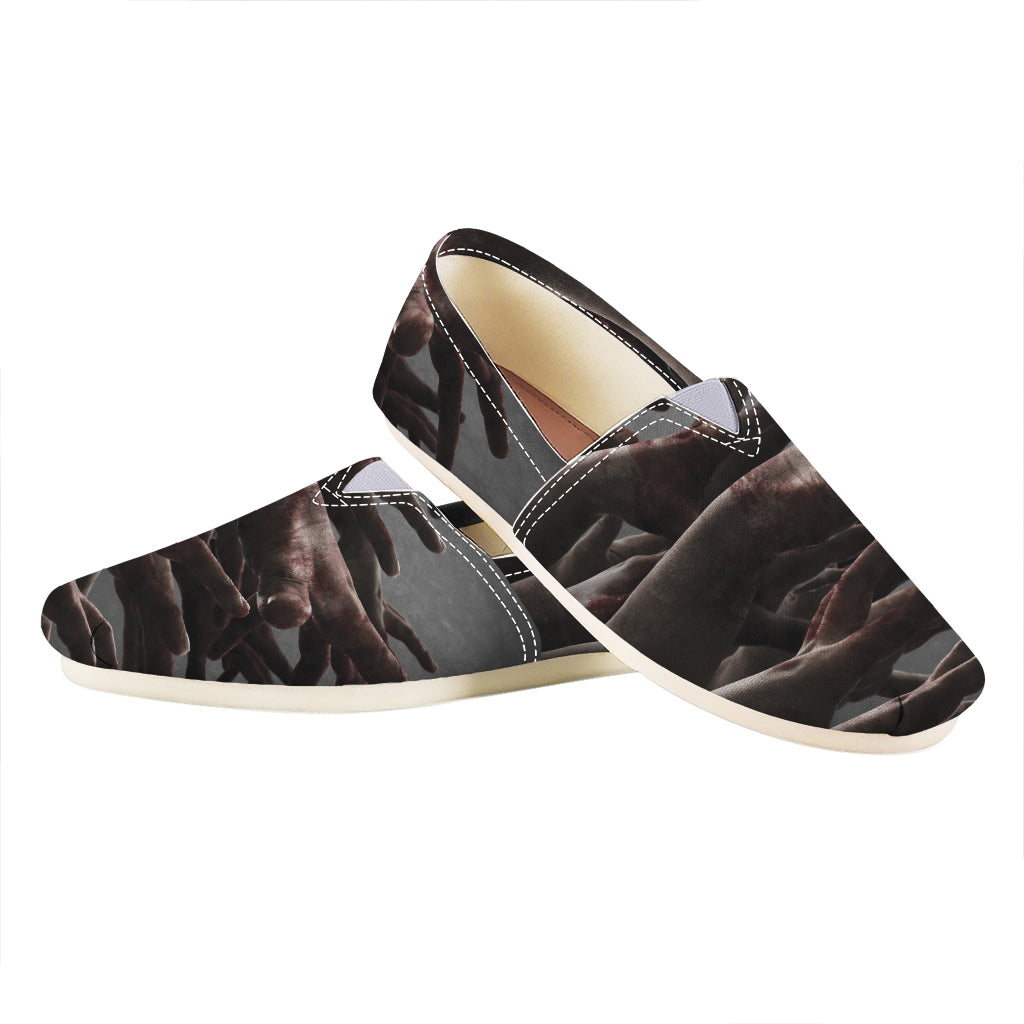 Halloween Zombie Hands Print Casual Shoes