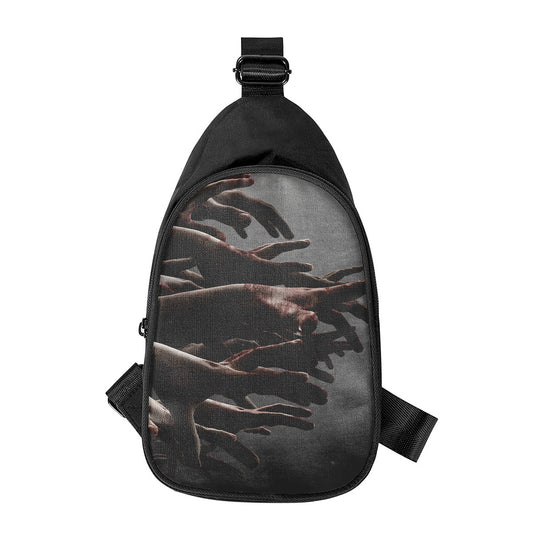 Halloween Zombie Hands Print Chest Bag