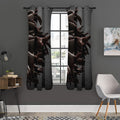 Halloween Zombie Hands Print Grommet Curtain Panels
