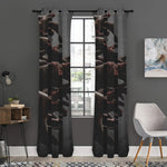 Halloween Zombie Hands Print Curtain