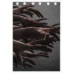Halloween Zombie Hands Print Curtain