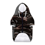 Halloween Zombie Hands Print Dog Zip Up Hoodie