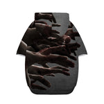 Halloween Zombie Hands Print Dog Zip Up Hoodie