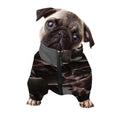 Halloween Zombie Hands Print Dog Zip Up Jacket