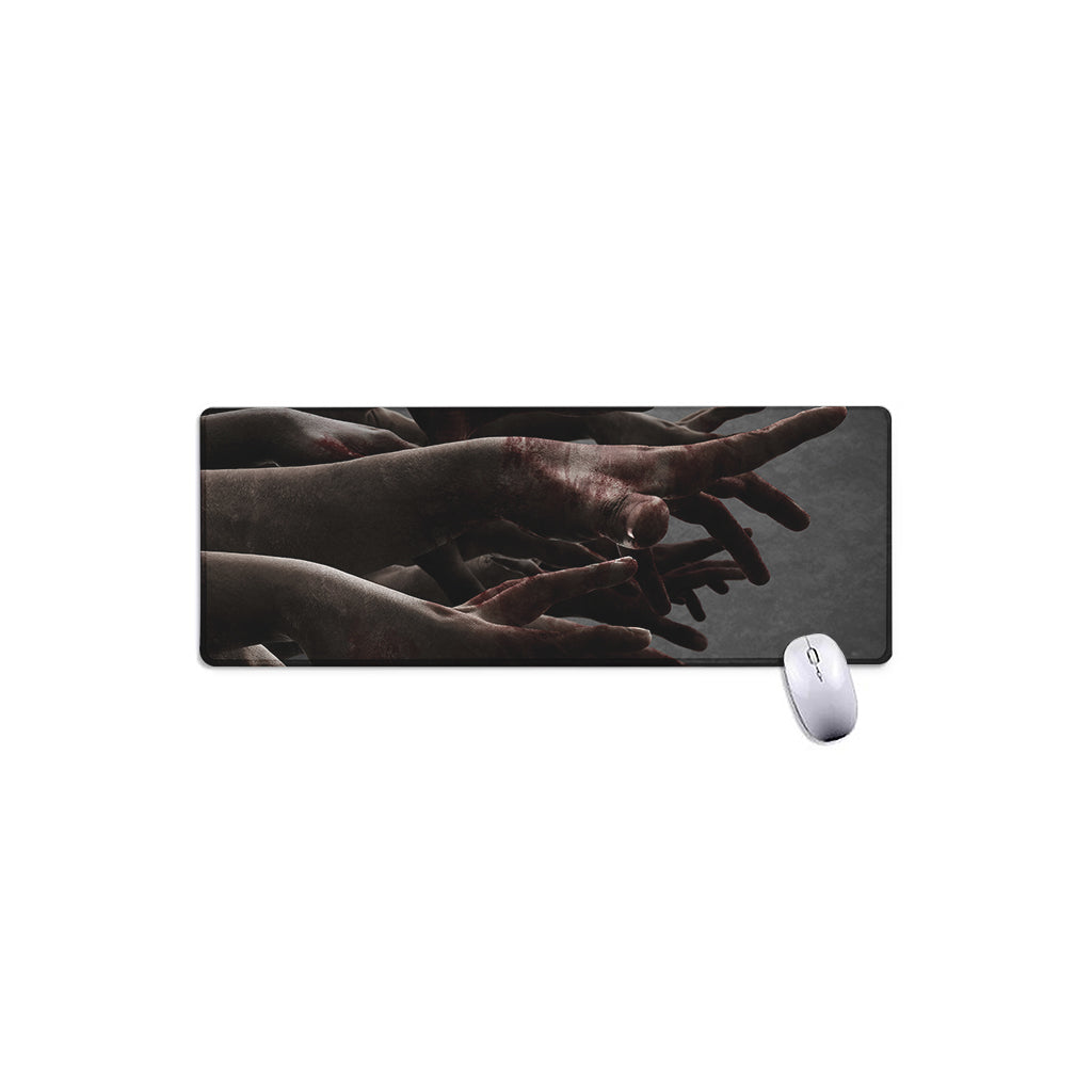 Halloween Zombie Hands Print Extended Mouse Pad