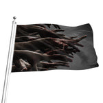 Halloween Zombie Hands Print Flag