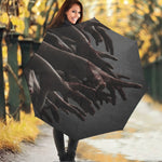 Halloween Zombie Hands Print Foldable Umbrella