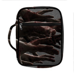 Halloween Zombie Hands Print Front Pocket Bible Bag