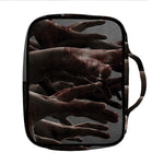 Halloween Zombie Hands Print Front Pocket Bible Bag