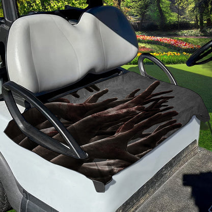 Halloween Zombie Hands Print Golf Cart Seat Cover