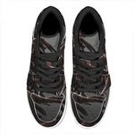 Halloween Zombie Hands Print High Top Leather Sneakers