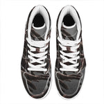 Halloween Zombie Hands Print High Top Leather Sneakers