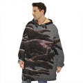 Halloween Zombie Hands Print Hoodie Blanket