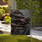 Halloween Zombie Hands Print House Flag