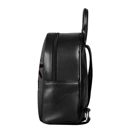 Halloween Zombie Hands Print Leather Backpack