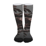 Halloween Zombie Hands Print Long Socks