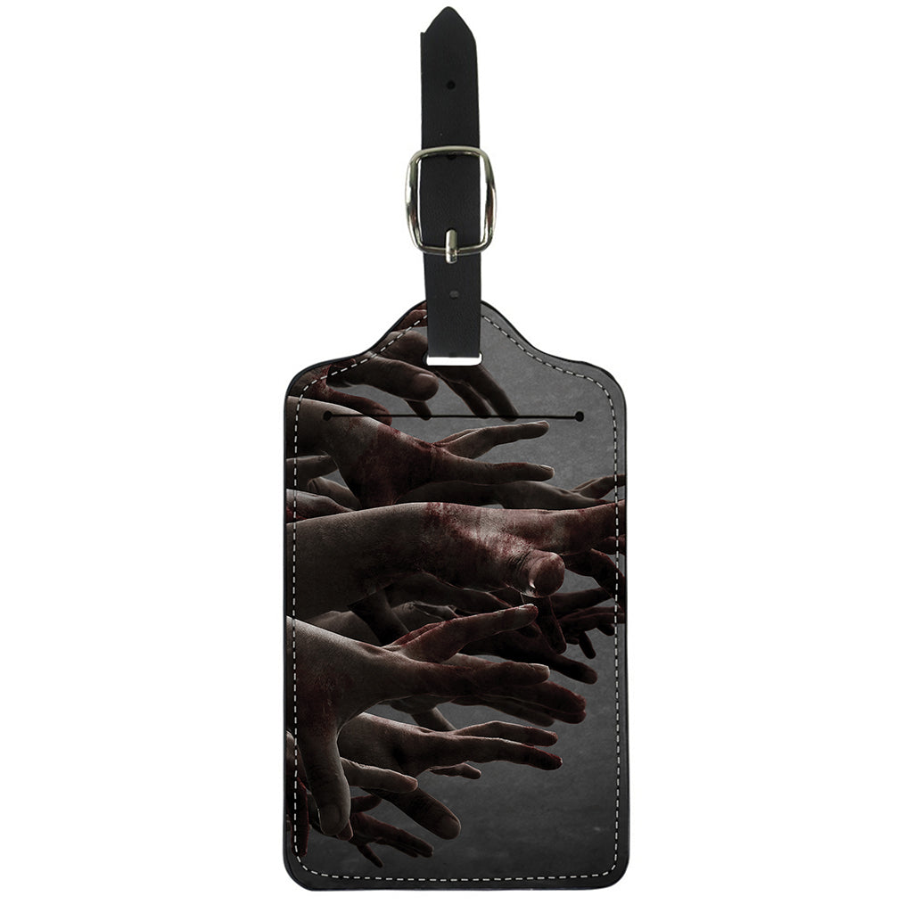 Halloween Zombie Hands Print Luggage Tag