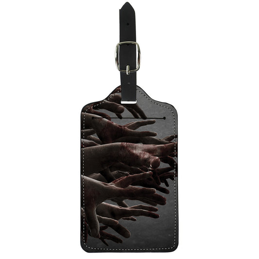 Halloween Zombie Hands Print Luggage Tag