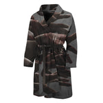Halloween Zombie Hands Print Men's Bathrobe