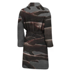 Halloween Zombie Hands Print Men's Bathrobe