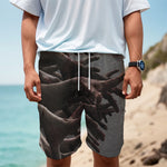 Halloween Zombie Hands Print Men's Cargo Shorts