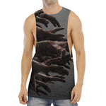 Halloween Zombie Hands Print Men's Muscle Tank Top