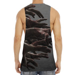 Halloween Zombie Hands Print Men's Muscle Tank Top