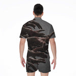 Halloween Zombie Hands Print Men's Rompers