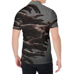 Halloween Zombie Hands Print Men's Shirt