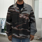 Halloween Zombie Hands Print Men's Shirt Jacket