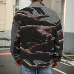 Halloween Zombie Hands Print Men's Shirt Jacket