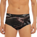 Halloween Zombie Hands Print Men's Triangle Swim Briefs