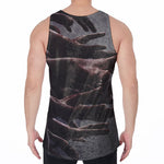 Halloween Zombie Hands Print Men's Velvet Tank Top