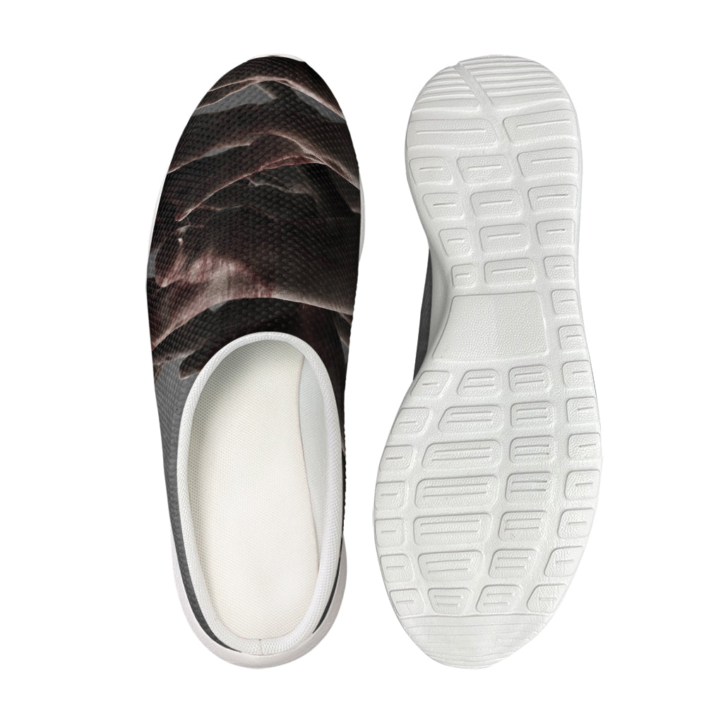 Halloween Zombie Hands Print Mesh Casual Shoes
