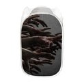 Halloween Zombie Hands Print Mesh Laundry Hamper