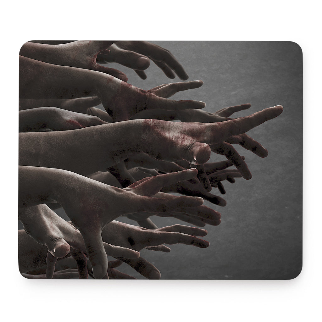 Halloween Zombie Hands Print Mouse Pad
