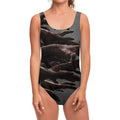 Halloween Zombie Hands Print One Piece Swimsuit