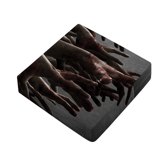 Halloween Zombie Hands Print Outdoor Seat Cushion Cover