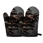 Halloween Zombie Hands Print Oven Mitts
