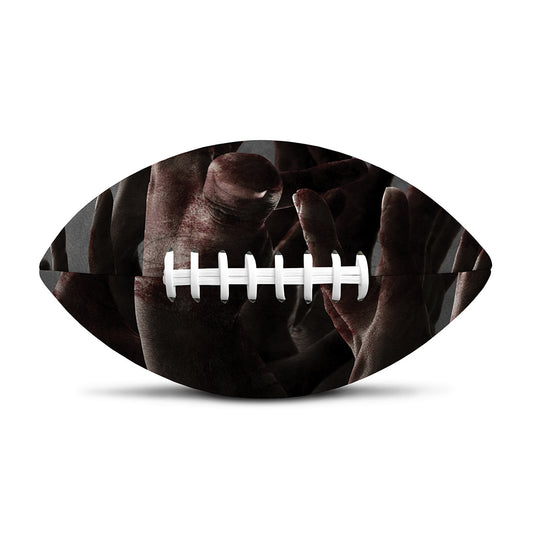 Halloween Zombie Hands Print Rugby Ball