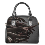 Halloween Zombie Hands Print Shoulder Handbag